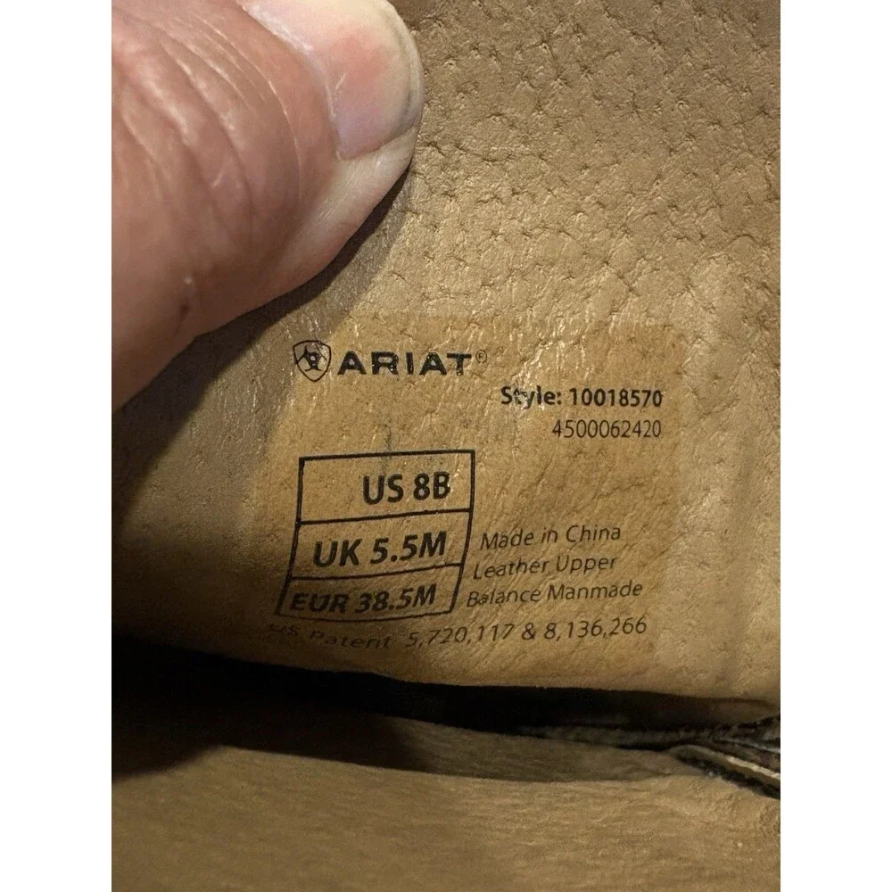 Ariat Women's Autry Western Boots, crafted from distressed 8B